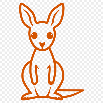 Free Kangaroo SVG, PNG, PDF And DXF Files