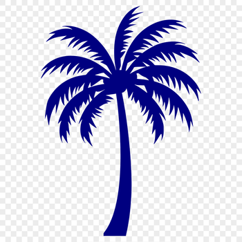 Free Unique Palm Tree Stencil