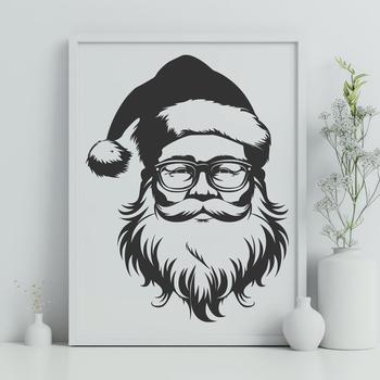 Stunning Santa Wearing Glasses