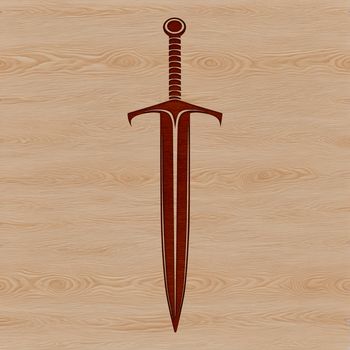 A high-quality SVG vector image of a sword, ideal for commercial or personal use.