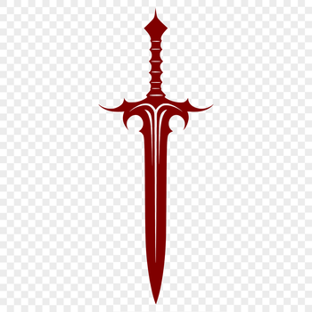 A high-resolution, scalable illustration of a sword.