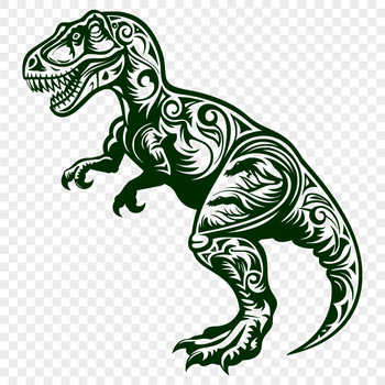 Free Beautiful Dinosaur Digital Artwork