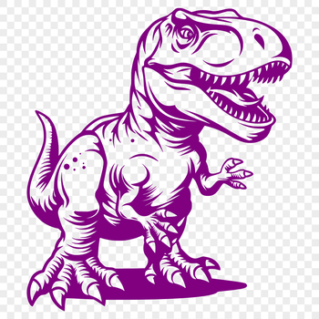 A high-resolution vector design of a single dinosaur species for commercial and personal use projects.