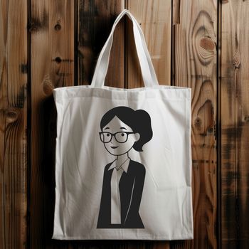 A depiction of a woman in a professional setting, representing the education profession.