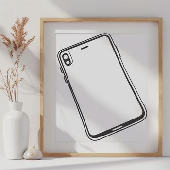 An electronic communication device featuring sleek design elements.