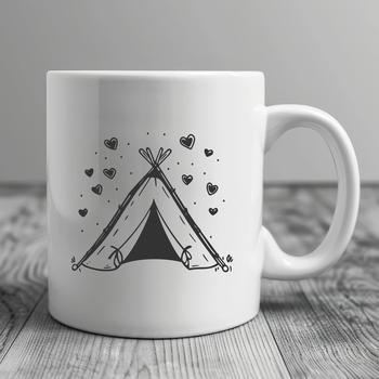 Unique Tent Vector Craft File - Free DXF Download