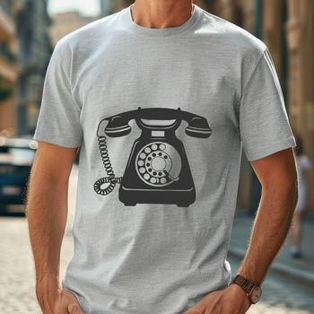 A high-resolution SVG representation of a classic telephone.