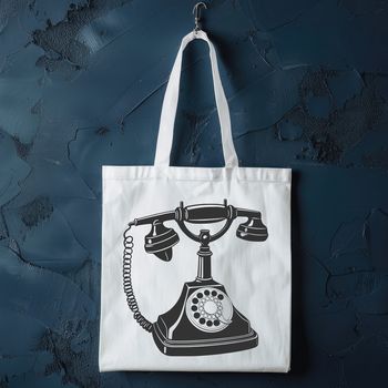 A simple telephone icon created as vector art.