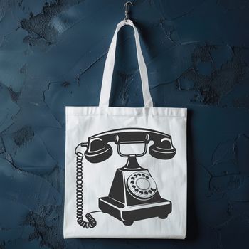 A detailed illustration of a telephone with multiple lines and components.