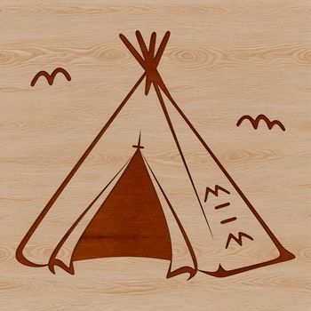 A freestanding tent designed for outdoor camping with a fabric covering and a supporting frame.