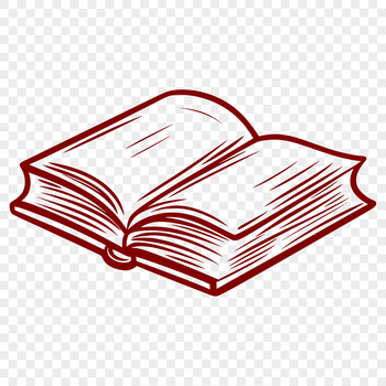 A digital illustration of a book with a clean design, suitable for educational purposes in school settings.