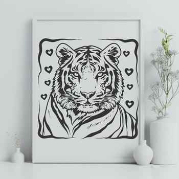 Unique Tiger - Animal SVG