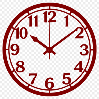 A minimalist digital clock with a clean design suitable for commercial use in vector format.