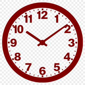 A digital clock displaying the time in a modern minimalist style.