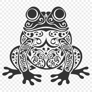 A detailed, full-body illustration of a toad in a realistic style.