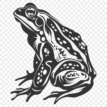 Beautiful Toad Vector Illustration