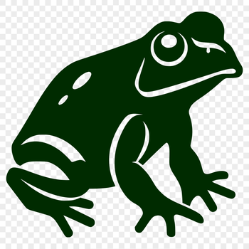 A colorful illustration of a toad's full body, created as vector art for various design applications.