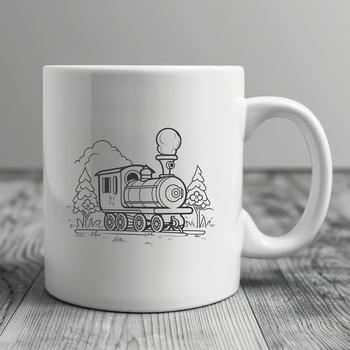 Stunning Train In PDF & PNG