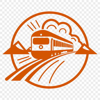 Vector illustration of a train, suitable for digital designs and crafts
