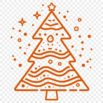 Creative Tree Digital Drawing