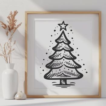 Free Unique Christmas Tree Clipart