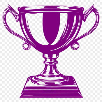 Creative Trophy Digital Drawing - Free PNG