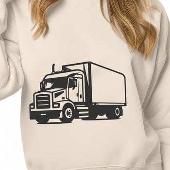 Unique Semi Truck - Procreate SVG