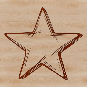 A high-quality vector star design suitable for various digital applications.