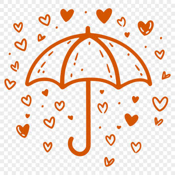 Creative Rain Digital Artwork - Free DXF Download