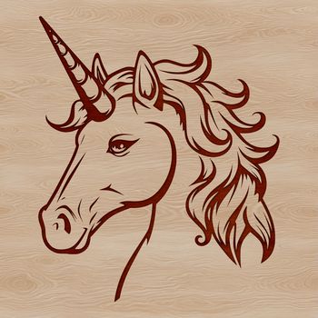 Mythical unicorn figurine with vibrant colors and intricate details