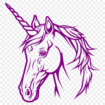Illustrative representation of a mythical creature with a horse-like head from a fairy tale.