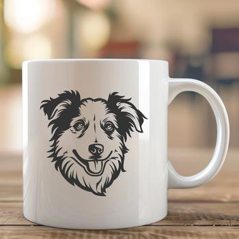 Creative Australian Shepherd - Laser SVG