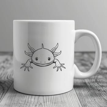 Creative Axolotl In SVG & DXF