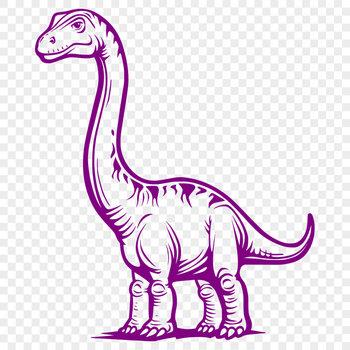 Artistic Brachiosaurus Design