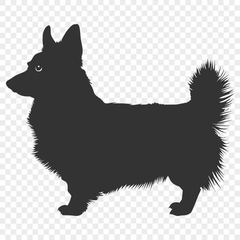 Free Stunning Corgi Vector Craft File