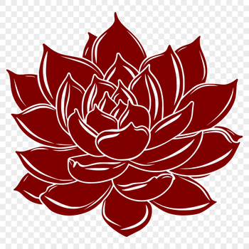 A vector graphic representation of a cactus-like desert plant with water-storing leaves.