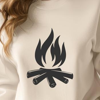 Flames Decal In PNG & SVG - Free Digital Download