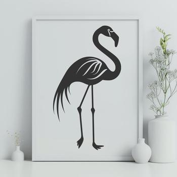 Unique Flamingo In SVG