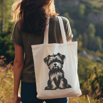 Free Morkie Vector Drawing