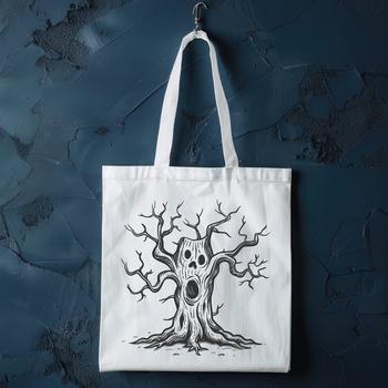 Stunning Spooky Tree SVG, PNG, PDF And DXF Files