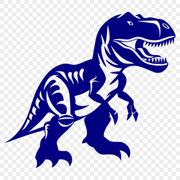A detailed illustration of a prehistoric full body dinosaur with various body parts and features.