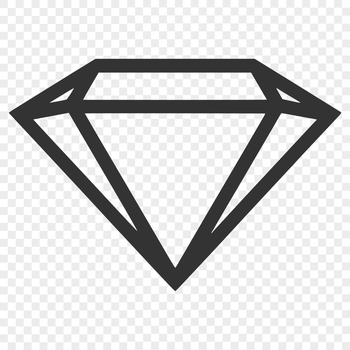 Vector illustration of a diamond design.