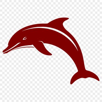 Free Artistic Dolphin Vector Image