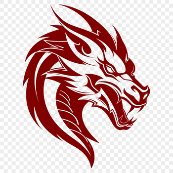 A mythical creature with a long snout and wings, depicted in vector format as a digital illustration.