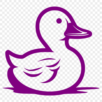 Unique Duck Vector Image