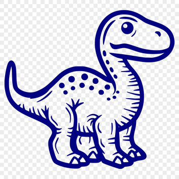 A prehistoric dinosaur depicted in full body pose.