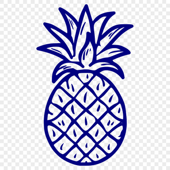 Free Unique Pineapple Clip Art