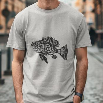 Beautiful Crappie - Laser Cutter SVG