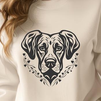 A large breed dog with a distinctive head and wrinkled skin.