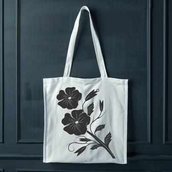 A stylized illustration of a wild flower in bloom, suitable for vector graphics and digital designs.